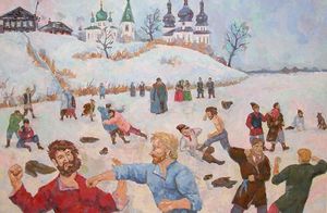 Рукопашный бой Древней Руси: как развлекались наши предки