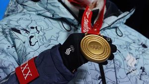 Российские лыжники завоевали золотую медаль в эстафете на Олимпиаде