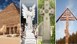Когда появилась традиция устанавливать надгробные памятники,и как они изменялись на протяжении веков