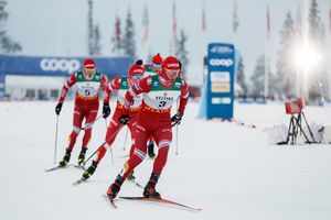 Большунов и Терентьев завоевали бронзу в командном спринте на Олимпиаде