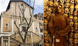 Memento mori: Римская церковь с декором из человеческих костей