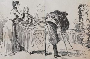 Иллюстрации из журнала конца 19 века: «Как должна вести себя хорошая жена»