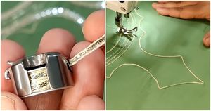 Уникальная техника для создания акцентных деталей с элементами объемной вышивки