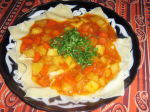 Каиш. Узбекское блюдо