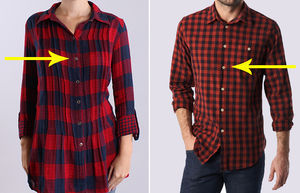 Пуговицы на одежде: почему у мужчин они пришиты справа, а у женщин – слева?