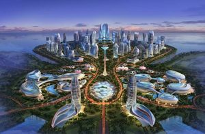 Видео: Такого Дубай не предвидел — китайцы построили свою Пальму Джумейру, но лучше