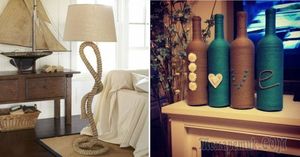 10 идей, как сделать красивые украшения для дома из обычной веревки