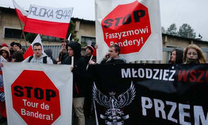 Зиговать в ЕС не получится: поклоннику Бандеры сломали руку в Польше
