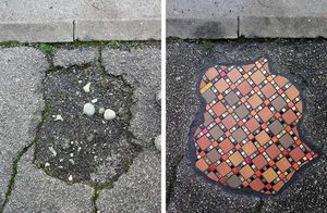 14 чудесных идей художника, как превратить ямы на тротуарах в произведения искусства