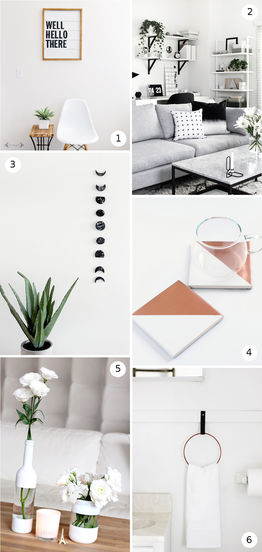 6 минималистичных DIY: вазы, костеры, подушка и не только