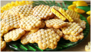 Весеннее печенье "Мимоза" с лимонной цедрой, медом и молоком!