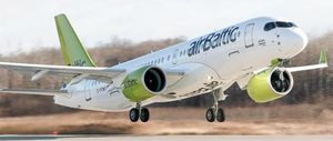 Авиакомпания AirBaltic первой в мире получила Bombardier CS300