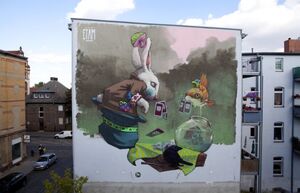 Оживающий сюр: граффити на улицах польских городов