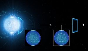 Астрономы стали свидетелями необычного квантового свойства вакуума