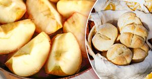 Цены на яблоки приятно радуют, через день готовлю открытые яблочные слойки