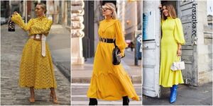 Желтое платье: 25 идей, которые помогут зарядиться позитивом и оптимизмом