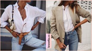 14 идей сочетания белой рубашки с джинсами, которые приведут тебя в восторг!