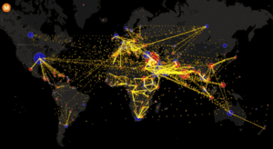 Вся мировая миграция за последние 5 лет на одной интерактивной карте
