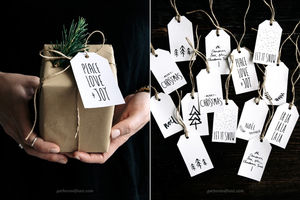 Ярлычки для подарков: 19 наборов, которые можно распечатать