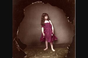 Раскрашенные фотографии маленьких девочек эпохи Короля Эдуарда