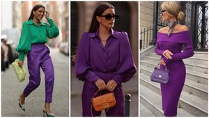 С чем носить фиолетовый летом: 11 гармоничных и стильных образов