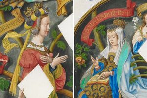 Из истории миниатюры: португальская королевская генеалогия