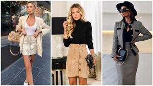 С чем стильно носить юбки осенью: 13 лучших примеров