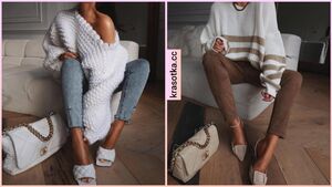 Как стильно носить свитер и джемпер летом: 18 красивых и модных примеров