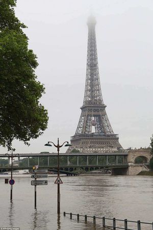 Париж красив всегда. Даже во время наводнения