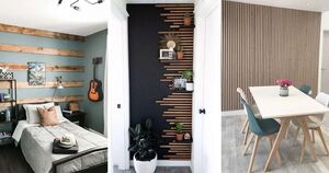Акцентные стены из дерева, которые преобразят любую комнату