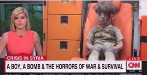 Телеведущая едва сдерживает слезы, рассказывая об этом сирийском мальчике