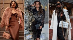 С чем носить платье зимой: 20 прекрасных идей для роскошных женщин