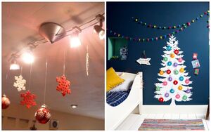 6 вариантов новогоднего декора для маленькой детской комнаты