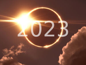 Все лунные и солнечные затмения 2023 года.