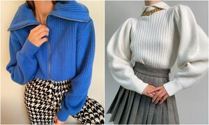 Модный свитер 2023: трендовые модели, новинки и 15 фото