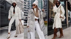 Как и с чем стильно носить белые вещи зимой: 11 безупречных вариантов