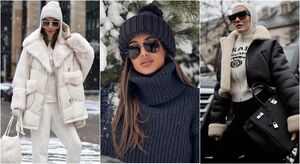 Как и с чем стильно носить вязаные вещи зимой: 11 стильных и уютных идей