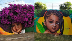 Бразильский художник мастерски вписывает унылые стены в городские пейзажи