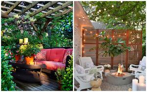10 красивых идей для обустройства небольшой зоны отдыха в саду