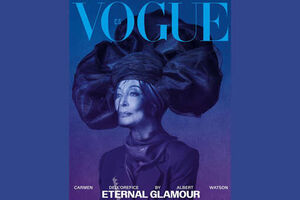 Старейшая в мире модель Кармен Делль'Орефиче снялась для обложки Vogue в последний раз