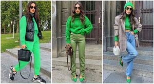 С чем носить зеленый весной: 20+ ярких и стильных примеров
