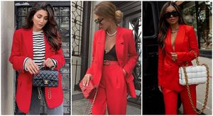 С чем носить красный пиджак: 10 ярких и завораживающих идей