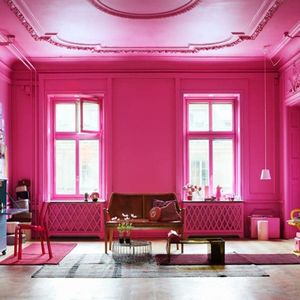 Новый модный цвет в интерьере — розовый тысячелистник