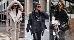 С чем носить кожаную куртку с мехом: 10 идей для создания стильного образа