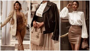 Как и с чем стильно носить кожаные вещи: 25 модных и красивых идей