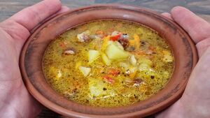 Польский суп с квашеной капустой и копчёностями. Вкус просто потрясающий