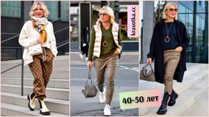 Городской стиль весны для женщин 40-50 лет: 15 модных образов