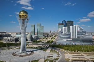 Казахстан. Астана с высоты