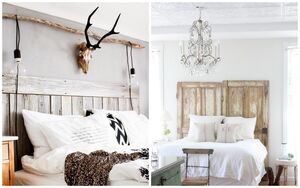 10 деталей деревенского стиля в спальне для любителей старины