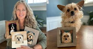 Талантливая мастерица превращает шерсть в трехмерные портреты собак, помогая хозяевам сохранить память о своем любимце